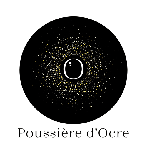 Logo Poussière d'Ocre du gîte Domaine de l'Ocrerie à Pourrain, France