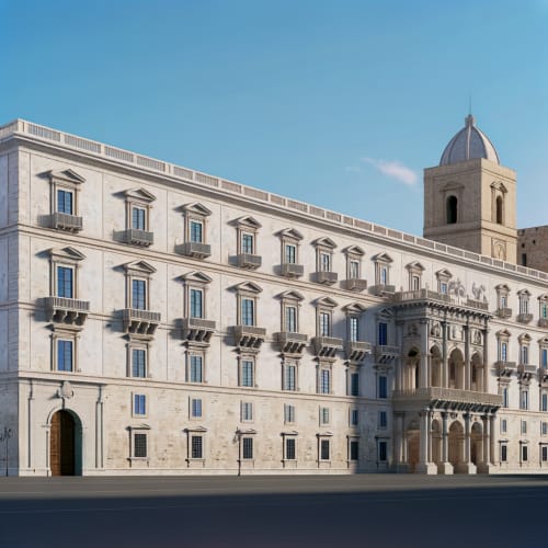 Majestic Palazzo Ducale di Sassari, a historical masterpiece with stunning architecture.