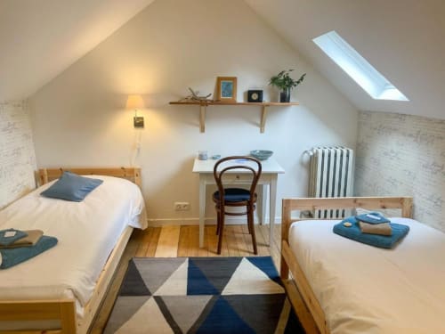 chambre gîte 2 lits simples Tanlay