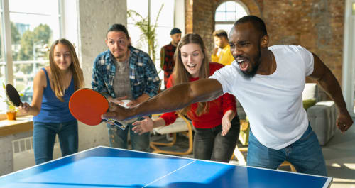 Table de ping-pong au Domaine du Cardou