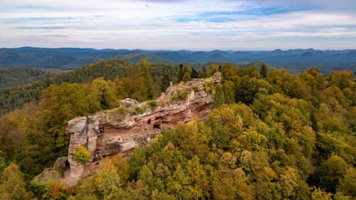 randonnée vosges forêt ruine château