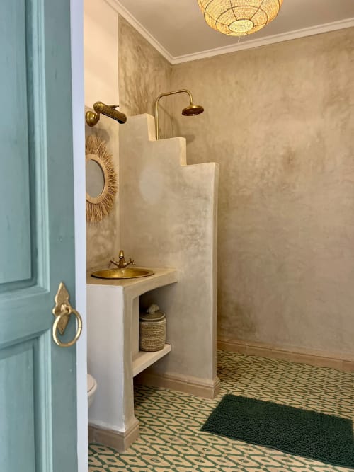 salle d'eau d'une suite dans un Riad Privatisé