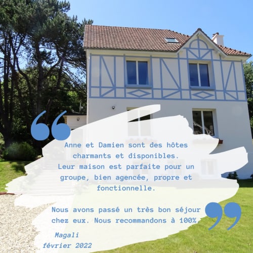 Avis client pour Villa Violaine : Anne et Damien sont des hôtes charmants et disponibles.
Leur maison est parfaite pour un groupe, bien agencée, propre et fonctionnelle.

Nous avons passé un très bon séjour chez eux. Nous recommandons à 100%. Magali, février 2022