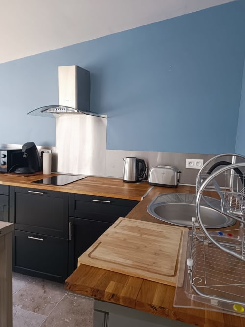 cuisine dans chambre d’hôtes La Goutadou à Cabannes en Provence - Alpilles -Lubéron - Saint Rémy de Provence - Avignon - Arles- Isle sur la Sorgues 