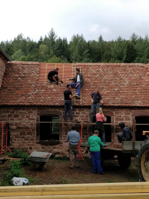 paulusmühle moulin travaux toiture traditionnelle