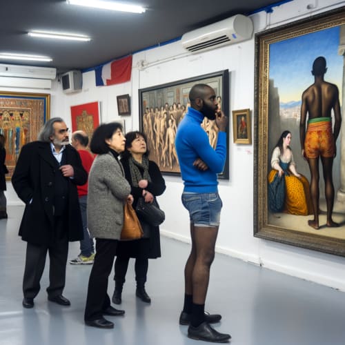 Une exposition artistique colorée à Perpignan