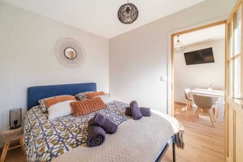 Chambre moderne et confortable du gîte Le Boulanger Windholz à Colmar