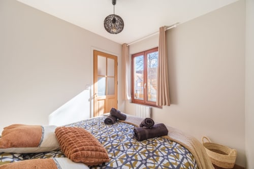 Chambre moderne et confortable du gîte Le Boulanger Windholz à Colmar