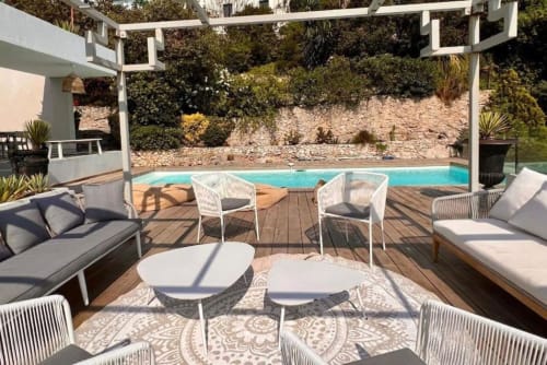 villa JFK Villa Kennedy front de mer 6 chambres piscine chauffée 