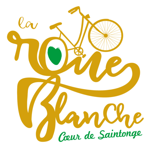 Logo La Route Vérandée avec vélo et cœur, Cognac, France - Logis des Tourelles