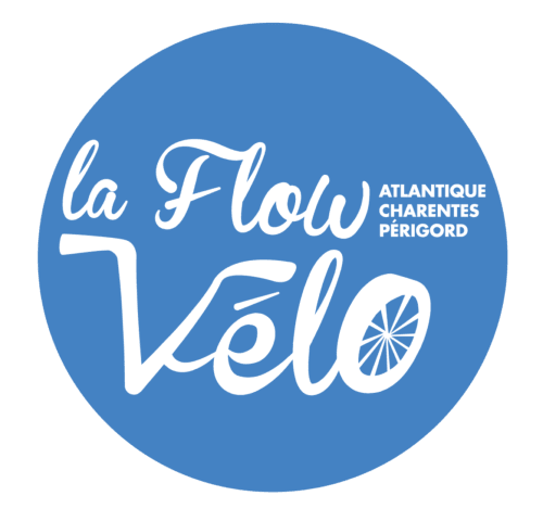 Logo de l'itinéraire cyclotouristique La Flow Vélo en Atlantique Charentes Périgord près de Cognac