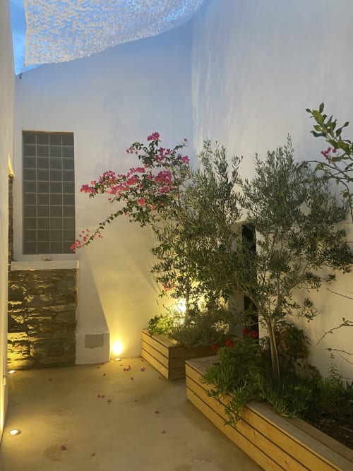 patio cave villa Tinos