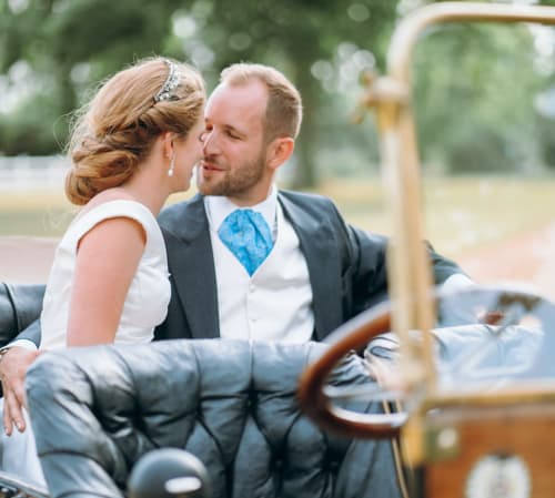 Mariage de style élégant et rétro