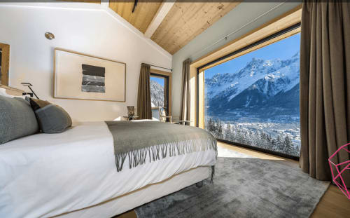Le chalet mont blanc - master bedroom
