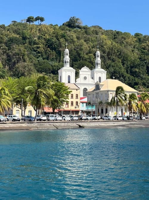saint pierre, martinique, volcan, plage noire