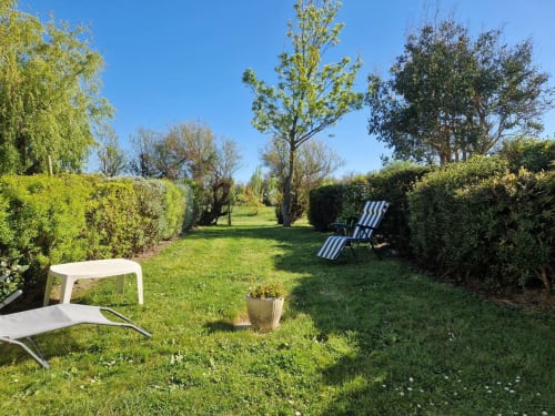 Jardin arboré sans vis à vis, détente et déconnexion garanties à belle île en mer - les maisons de kerdavid ile