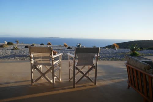 have a book, a drink, listen to music or simply let your dreams flow overlooking the Aegean Sea