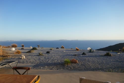sea view cave villa Tinos