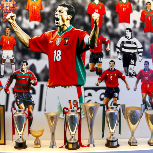 Trophées de Cristiano Ronaldo et souvenirs au Musée CR7