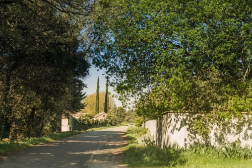 vue des routes proches du mas des olivades