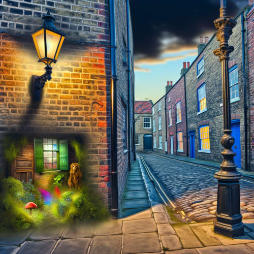 Enigmatic alleyway with hidden gems in Easingwold.