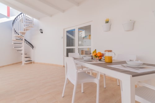 casa vacanze con patio privato chiuso corralejo fuerteventura 