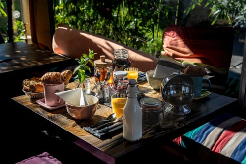Petit-déjeuner et table d'hôtes gourmande au Moulin de Pascale, cuisine familiale et conviviale à Espelette.