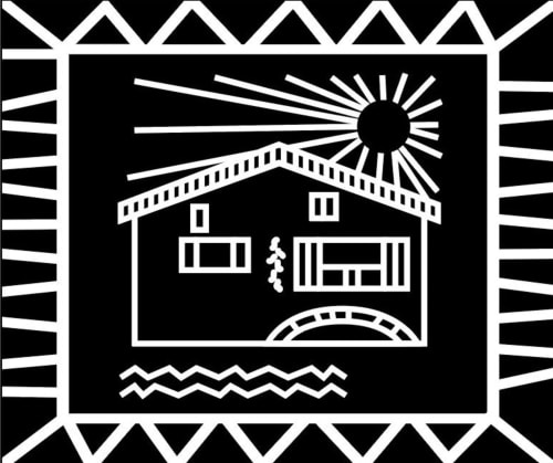Logo Le Moulin de Pascale Espelette - Hébergement et table d'hôtes - Version épurée noir et blanc