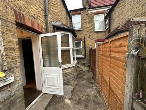 Outside garden space in london