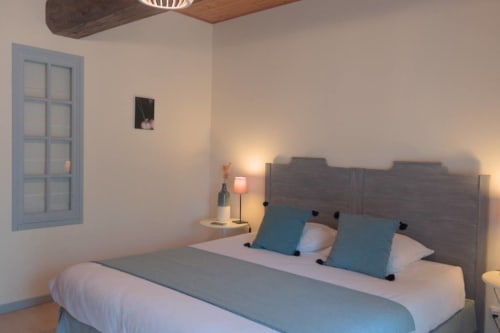 Chambre Lavande en configuration lit double