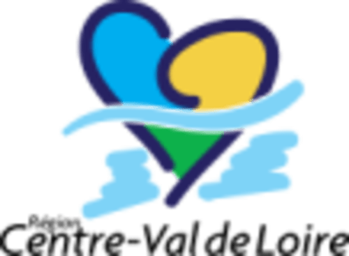 Logo régional Centre-Val de Loire avec des formes géométriques colorées symbolisant l'hospitalité à Châteauroux, France