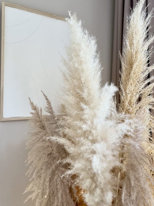 Herbes de la Pampa séchées et décoration côtière à la VillaSerenita Ajaccio, France