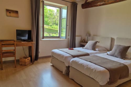 Chambre Vanille en configuration 2 lits jumeaux