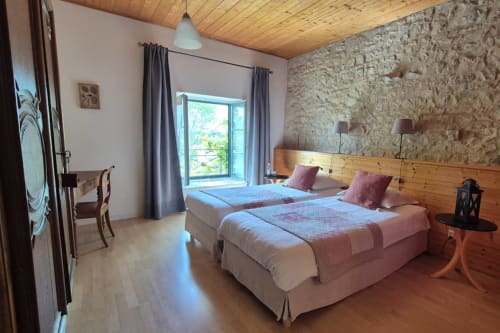 Chambre Coquelicot en configuration 2 lits jumeaux