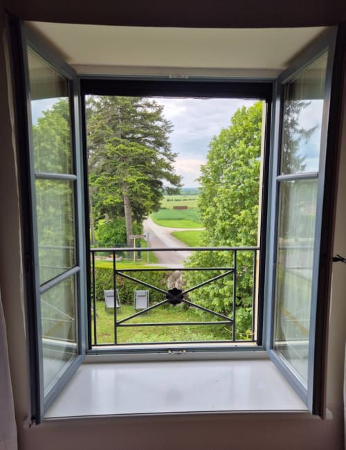 Vue depuis la chambre Tilleul