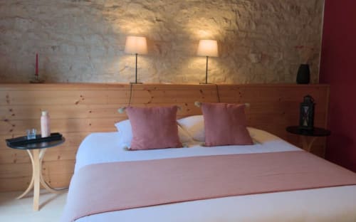 Chambre Coquelicot en configuration lit double