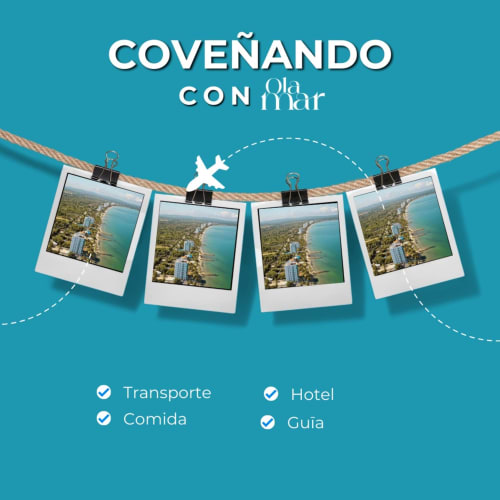 Paquete turístico Coveñando con Olamar: transporte, comidas, alojamiento y guía en Coveñas, Colombia