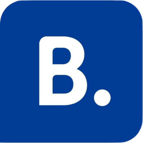 Booking.com logo icon for Sunset ocean view hotel property manager in Arguineguín