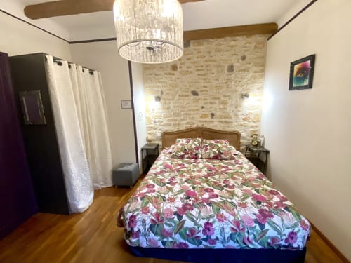 Chambre confort-ô clair de Lune-maison d’hôtes-lit queen size-