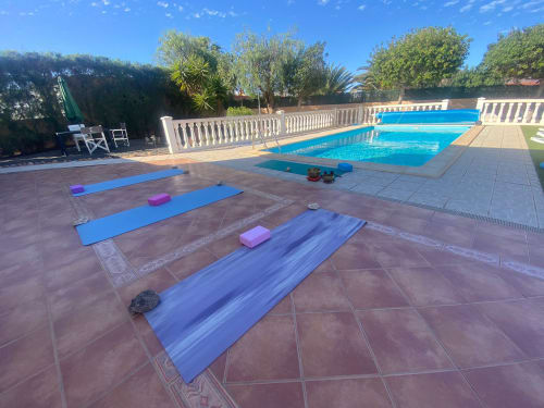 Yoga class at Fuerteventura