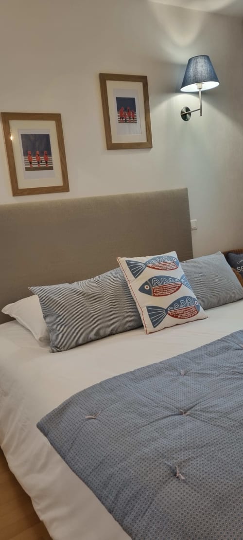 avel-chambre d hôtes-bedandbeakfast- repos-lit-bathroom- morbihan-bretagne-guidel