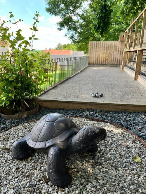 Terrain pétanque privatif