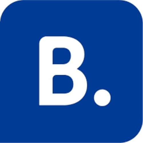 Logotipo de Booking.com del gestor del hotel Las Llaviadas en Ortiguero de Cabrales