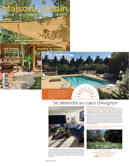 Jardins du Soleil Barthelasse Avignon vacances Provence Sun holidays vacation swimming pool piscine campagne countryside festival gîte Africa guest house chambre bedroom lit lits bed cosy ambiance Afrique romantique enfants nature Vaucluse Gard France calm calme relaxation family famille hotel