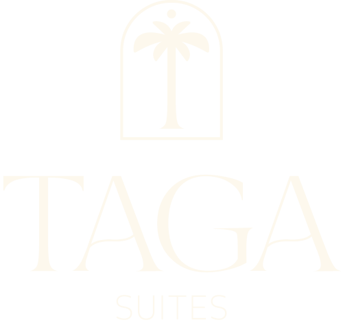 Tagasuites Catania bed and breakfast logo featuring palm tree icon