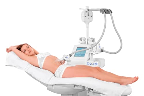 Démonstration de traitement de cryothérapie CryoCell au spa Mes à Moi Pézenas en France