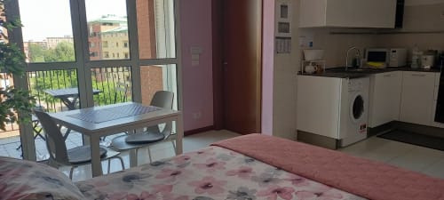 vista dell' alloggio dal letto matrimoniale 