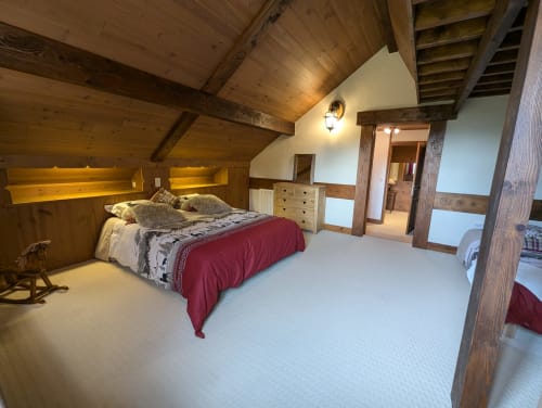 chambre déco chalet savoie 