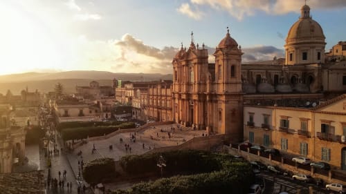 Noto, Cattedrale di Noto, monumento, chiesa, tramonto, cultura, religione, architettura, barocco, vicino alla nostra struttura