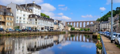 morlaix viaduc port marchés maison à lanterne